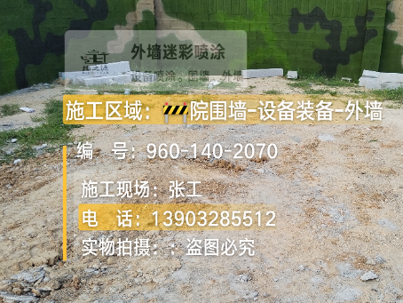 定西迷彩漆喷涂方法（通用 + 数码专项